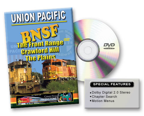 Union Pacific BNSF The Front Range - Crawford Hill - The Plains DVD