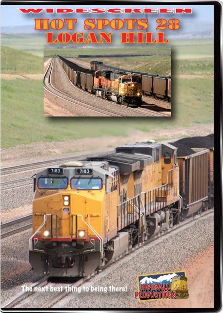 Hot Spots 28 Logan Hill - Four tracks on the BNSF Orin Sub