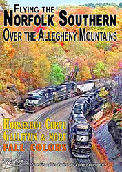 Flying the Norfolk Southern Over the Allegheny Mountains DVD